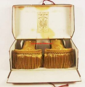 Box with Epaulets of Lieutenant Colonel of the Marine Infantry, Alfonso XIII Era